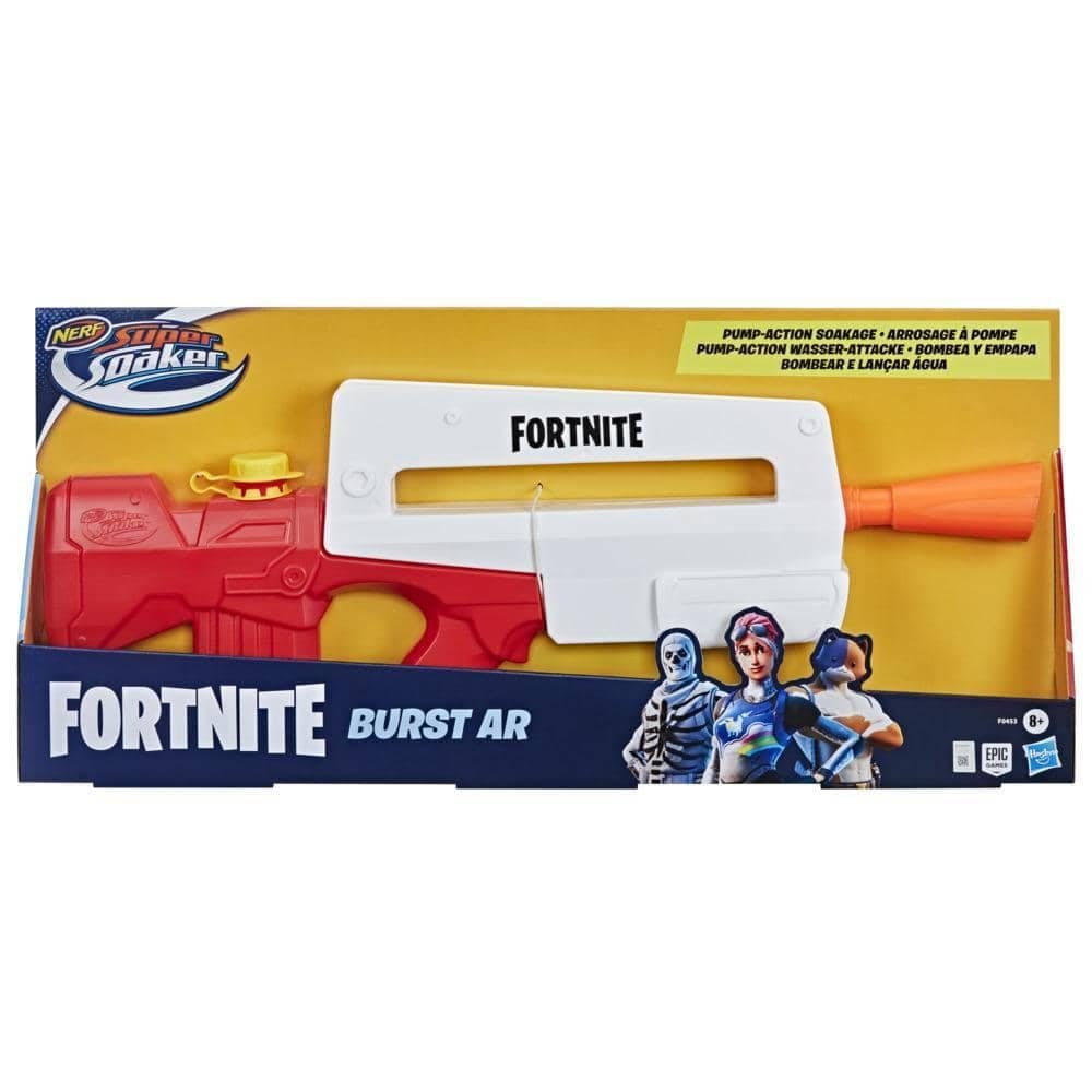 Nerf Super Soaker Fortnite Burst Ar Water Blaster Pump-action