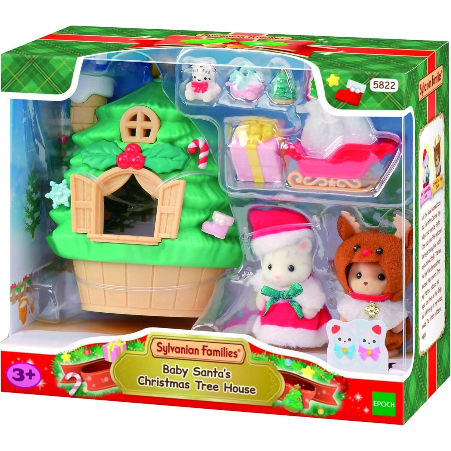 Sylvanian Families - Baby Santa's Christmas Tree House