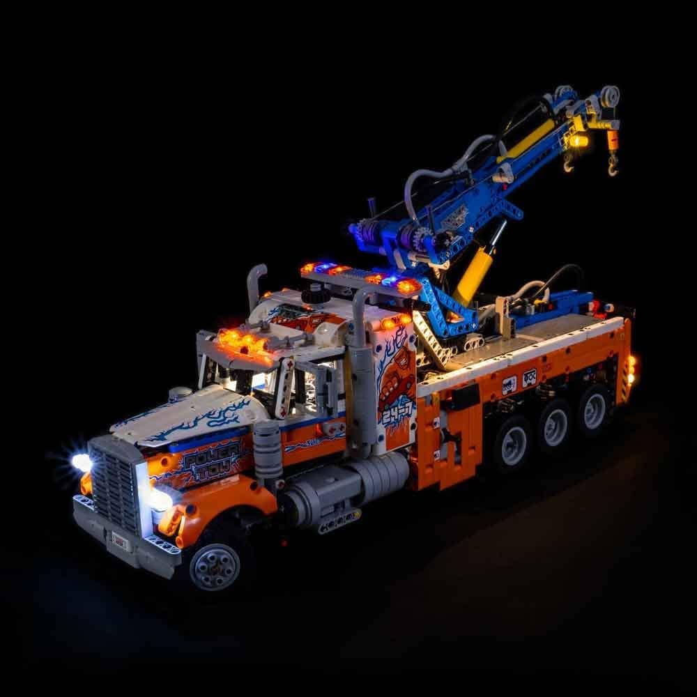 Light My Bricks – LIGHT KIT for LEGO Heavy Duty Tow Truck 42128