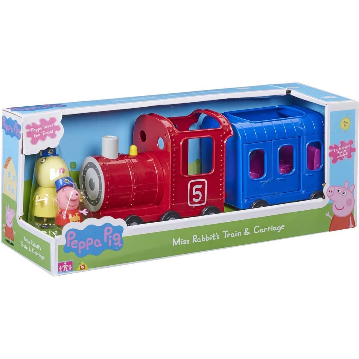 Peppa Pig – Miss Rabbits Train & Carriage