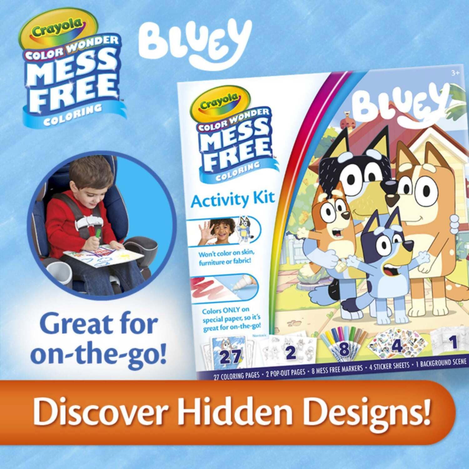 Crayola – Bluey Color Wonder Activity Kit