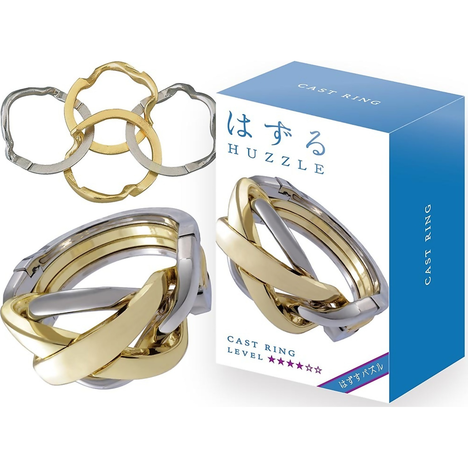 Hanayama - Huzzle Ring Level 4 - Cast Puzzle