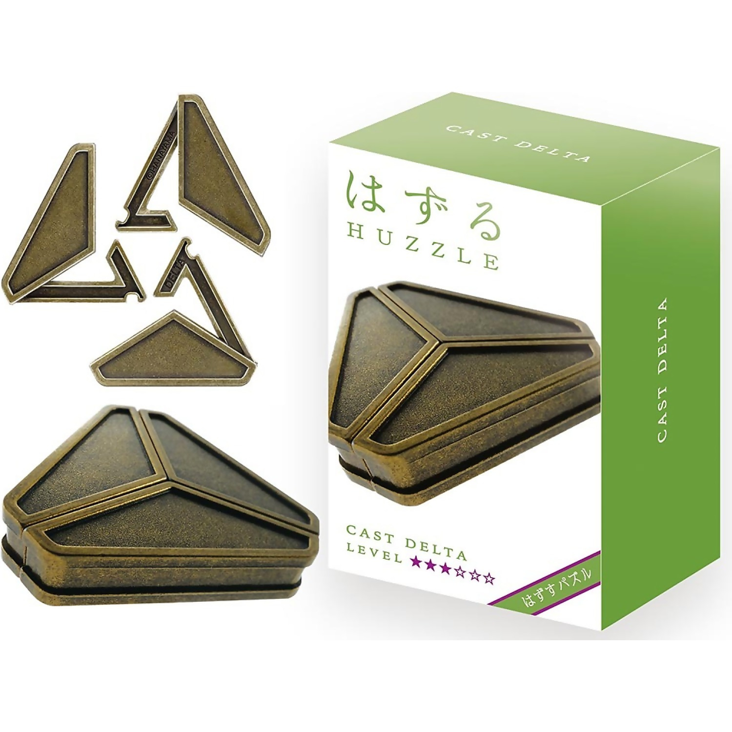 Hanayama - Huzzle Delta Level 3 - Cast Puzzle