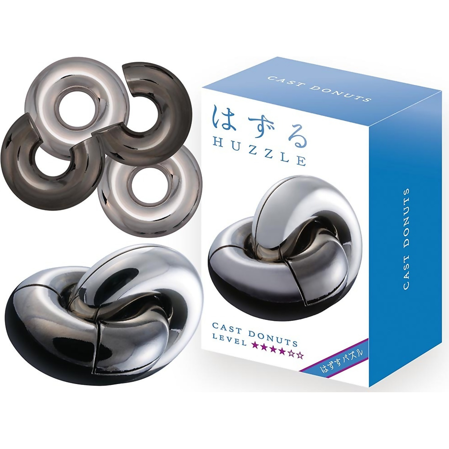 Hanayama - Huzzle Donuts Level 4 - Cast Puzzle