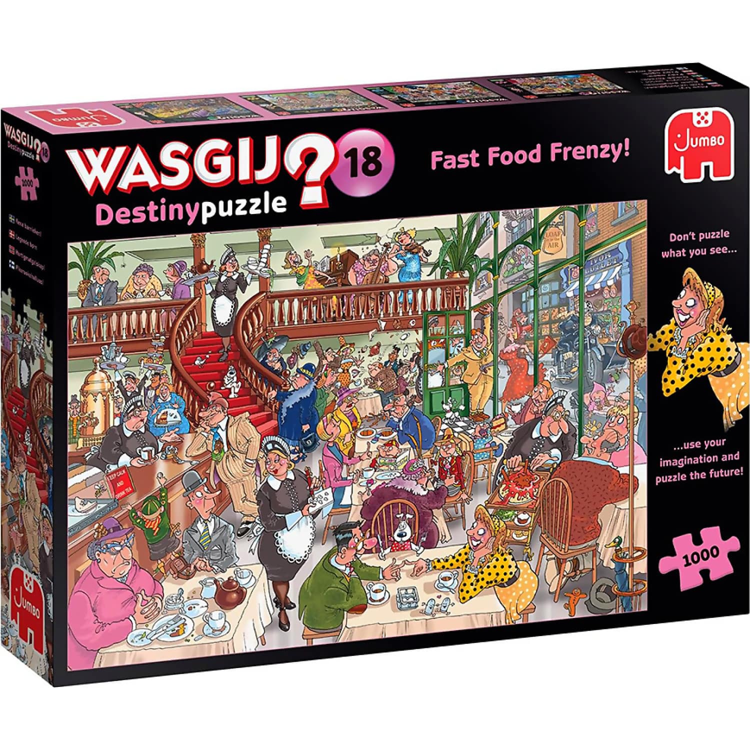 Wasgij? - Destiny No.18 Fast Food Frenzy! - Jigsaw Puzzle 1000pc