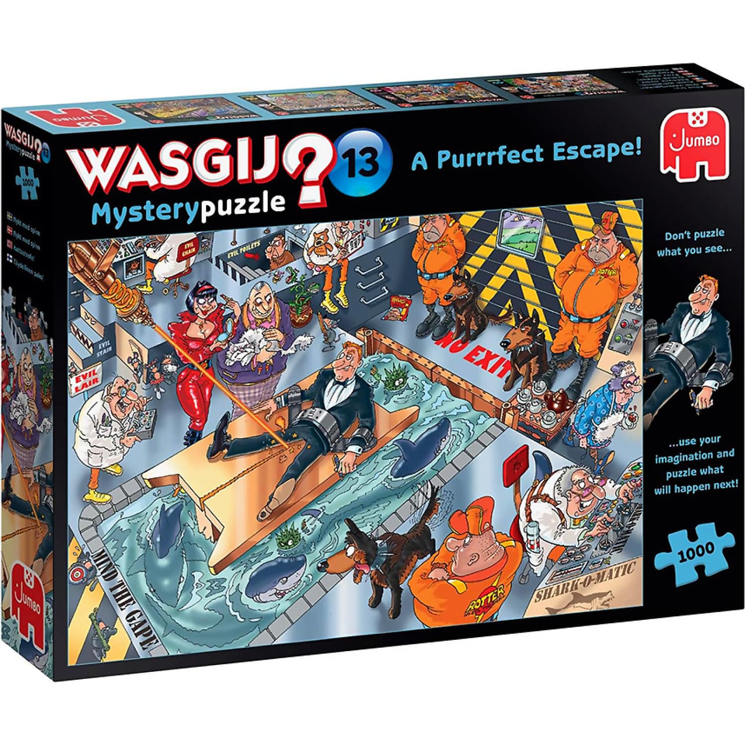 Wasgij? - Mystery No.13 A Purrfect Escape! - Jigsaw Puzzle 1000pc