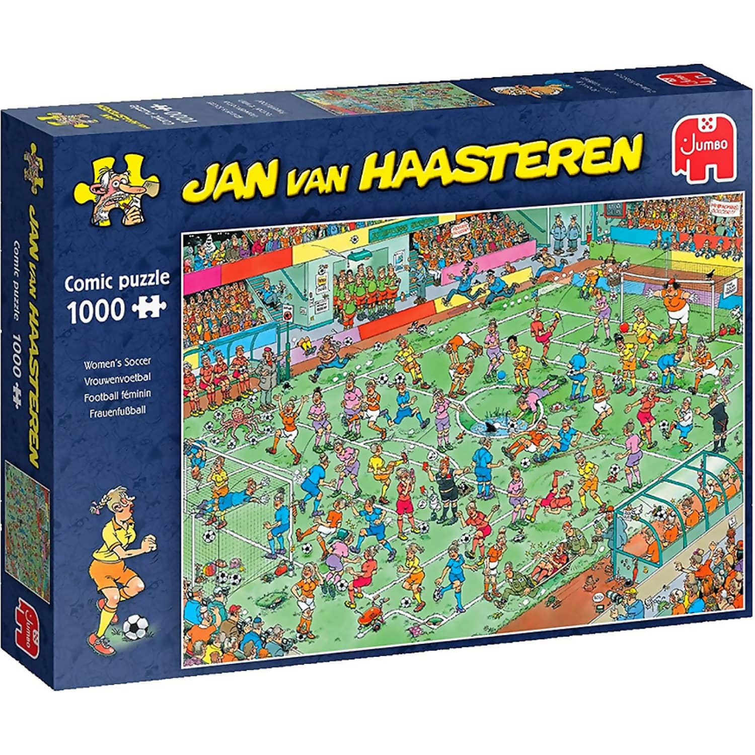 Jan Van Haasteren - Comic Puzzle Women's Soccer - Jigsaw Puzzle 1000pc