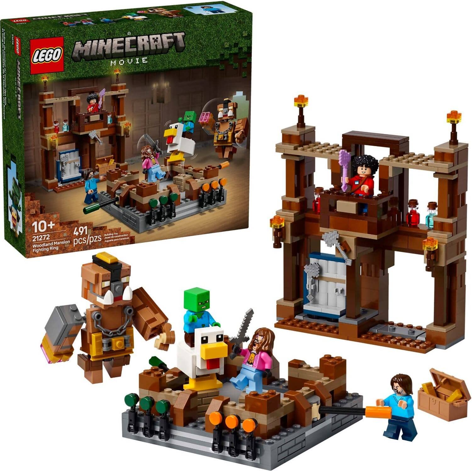 LEGO 21272 Woodland Mansion Fighting Ring - Minecraft