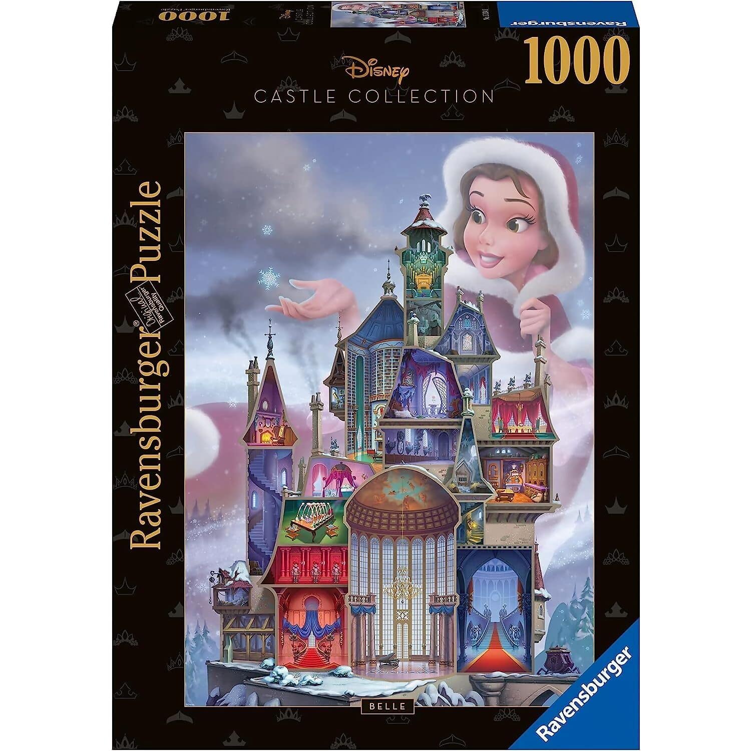 Ravensburger - Disney Castles: Belle - Jigsaw Puzzle 1000pc