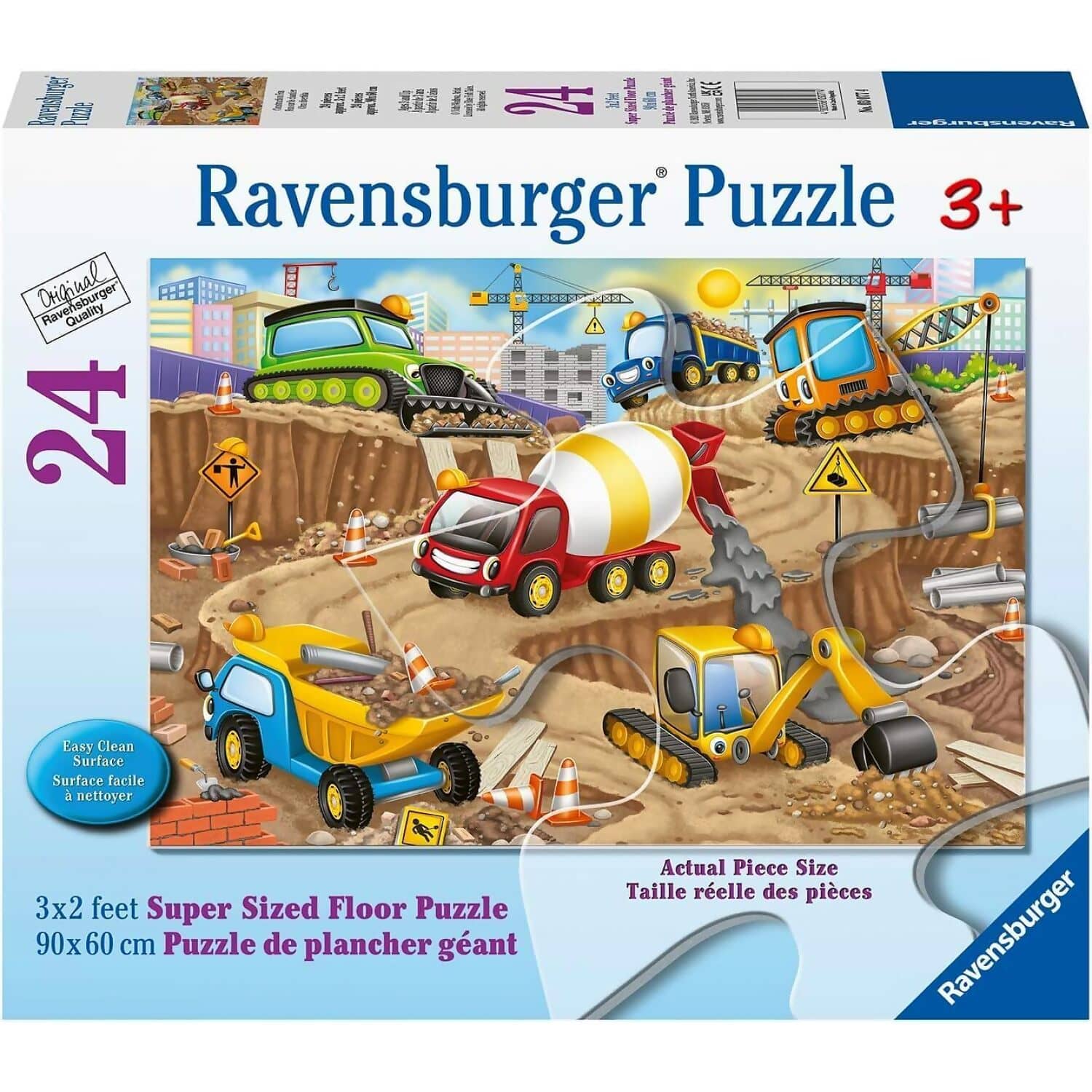 Ravensburger - Construction Fun Floor Jigsaw Puzzle 24pc