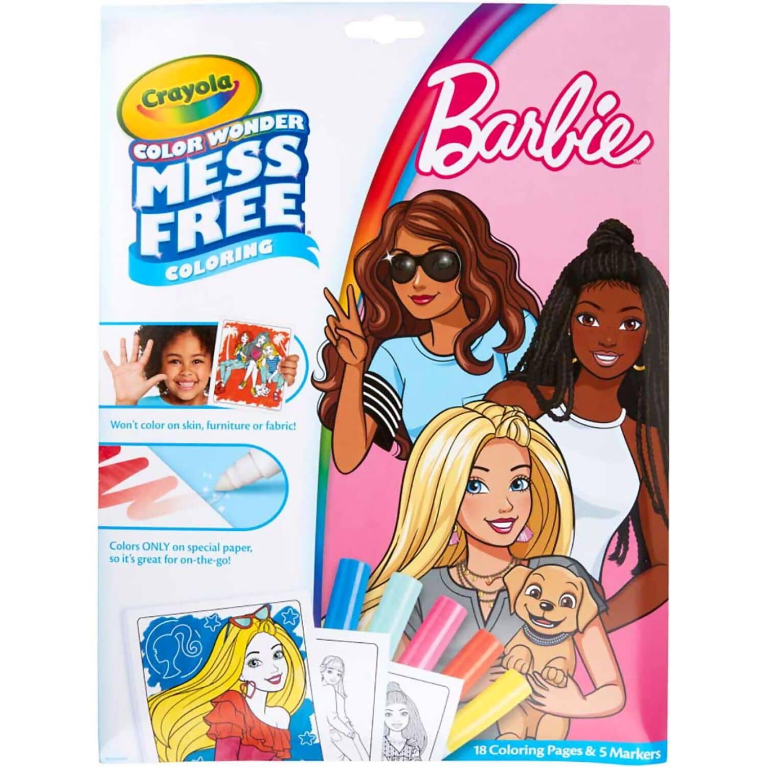 Crayola - Color Wonder Mess Free Barbie Coloring Pages & Markers