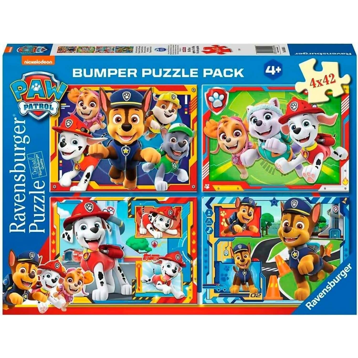 Ravensburger - Paw Patrol Bumper Pack - Jigsaw Puzzle 4 X 42px