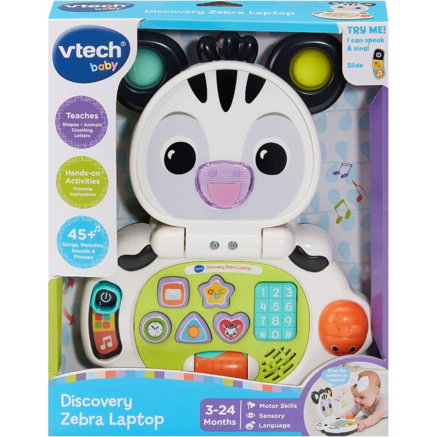 Vtech Baby - Discovery Zebra Laptop