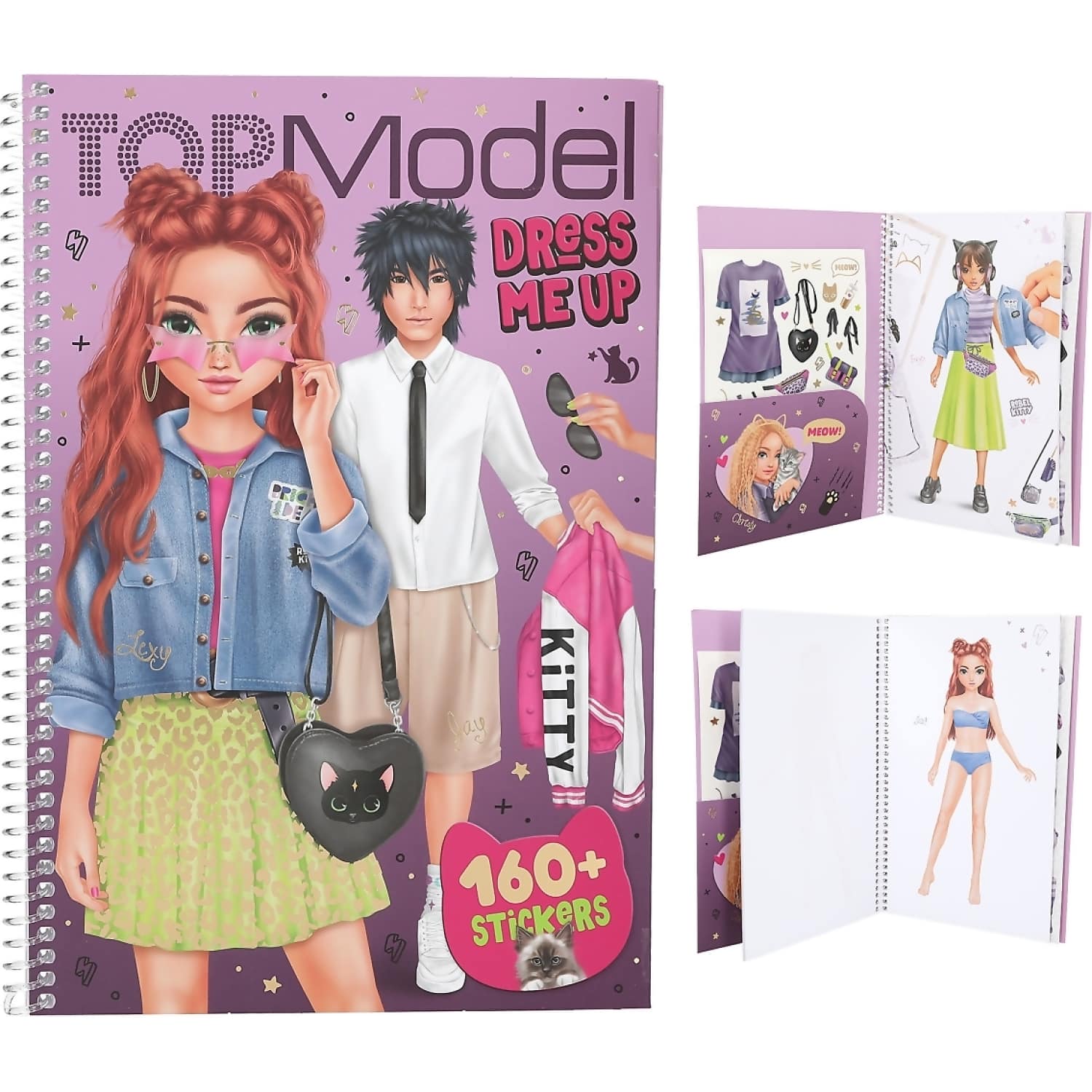 Topmodel - Dress Me Up Big Rebel Kitty Sticker Book