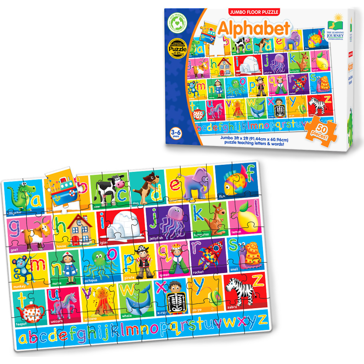 The Learning Journey - Jumbo Floor Puzzles - Alphabet