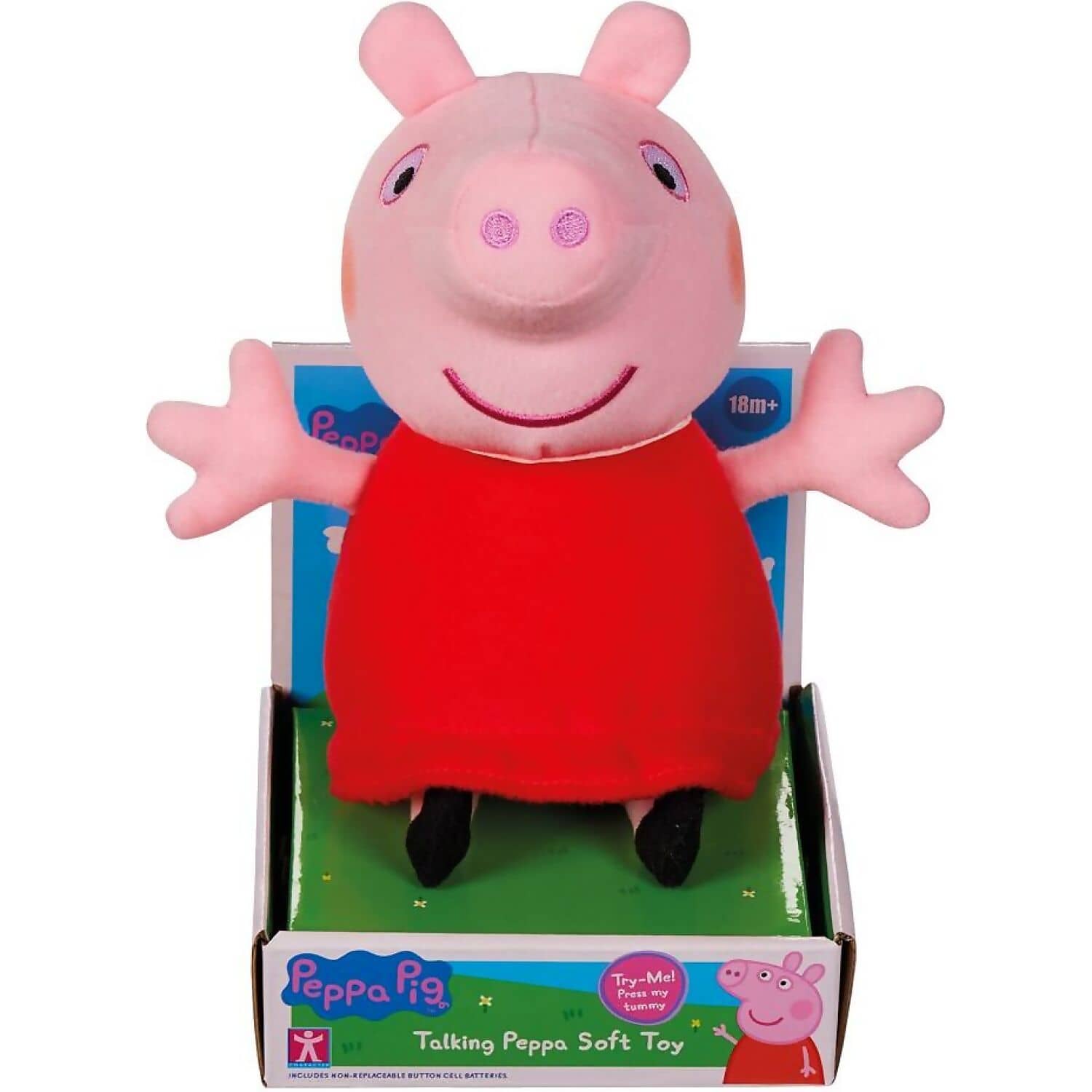 Peppa Pig - Talking Peppa Plush Soft Toy - Jasnor