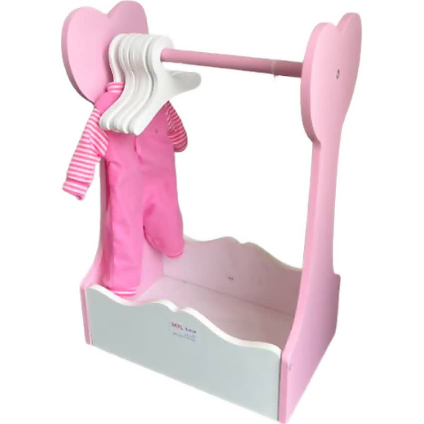 Sally Fay - Wooden Dolls Clothes Rack