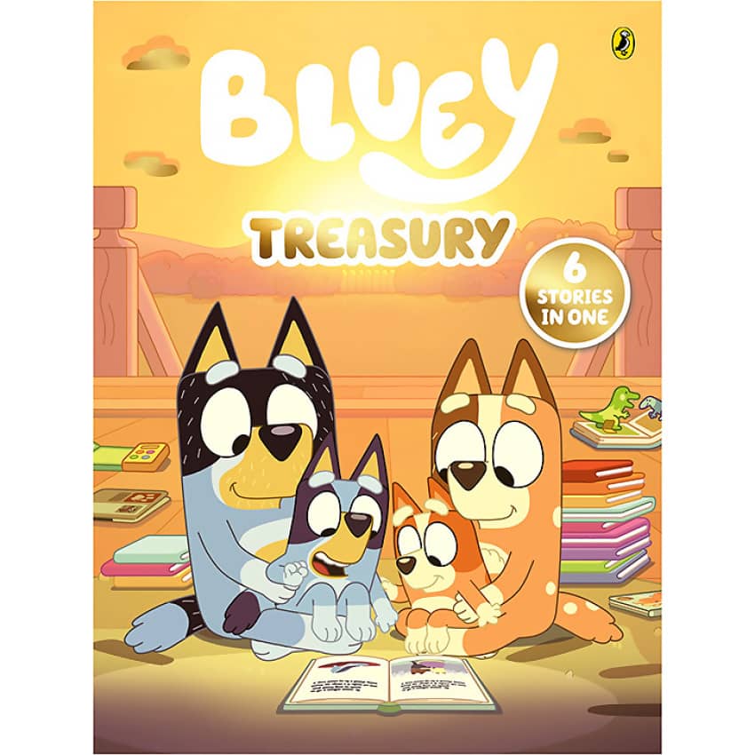 Bluey - Treasury 6 Stories In 1 Hardback Book