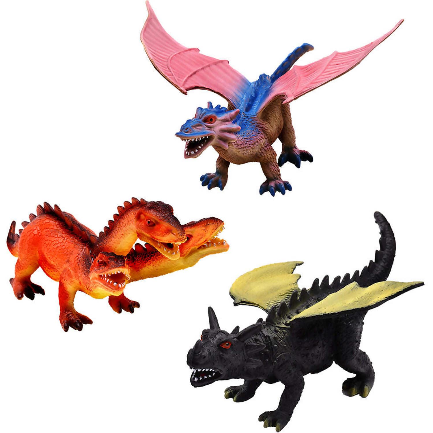 Peterkin Classics Dragon World 3 Piece Figure Set