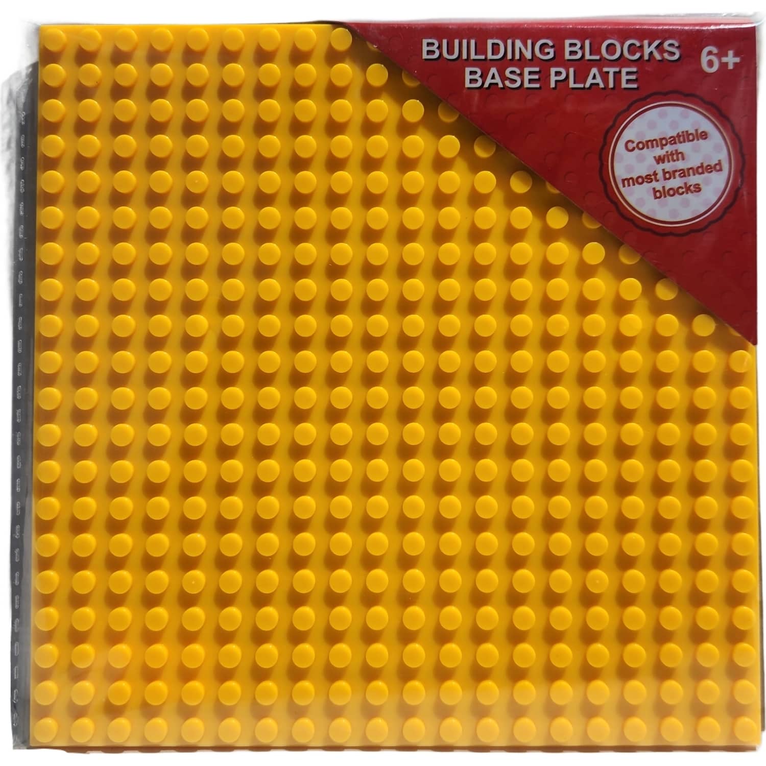 Baseplate - XXSmall 20×20 Stud (16x16cm) Bright Yellow Generic Base Plate