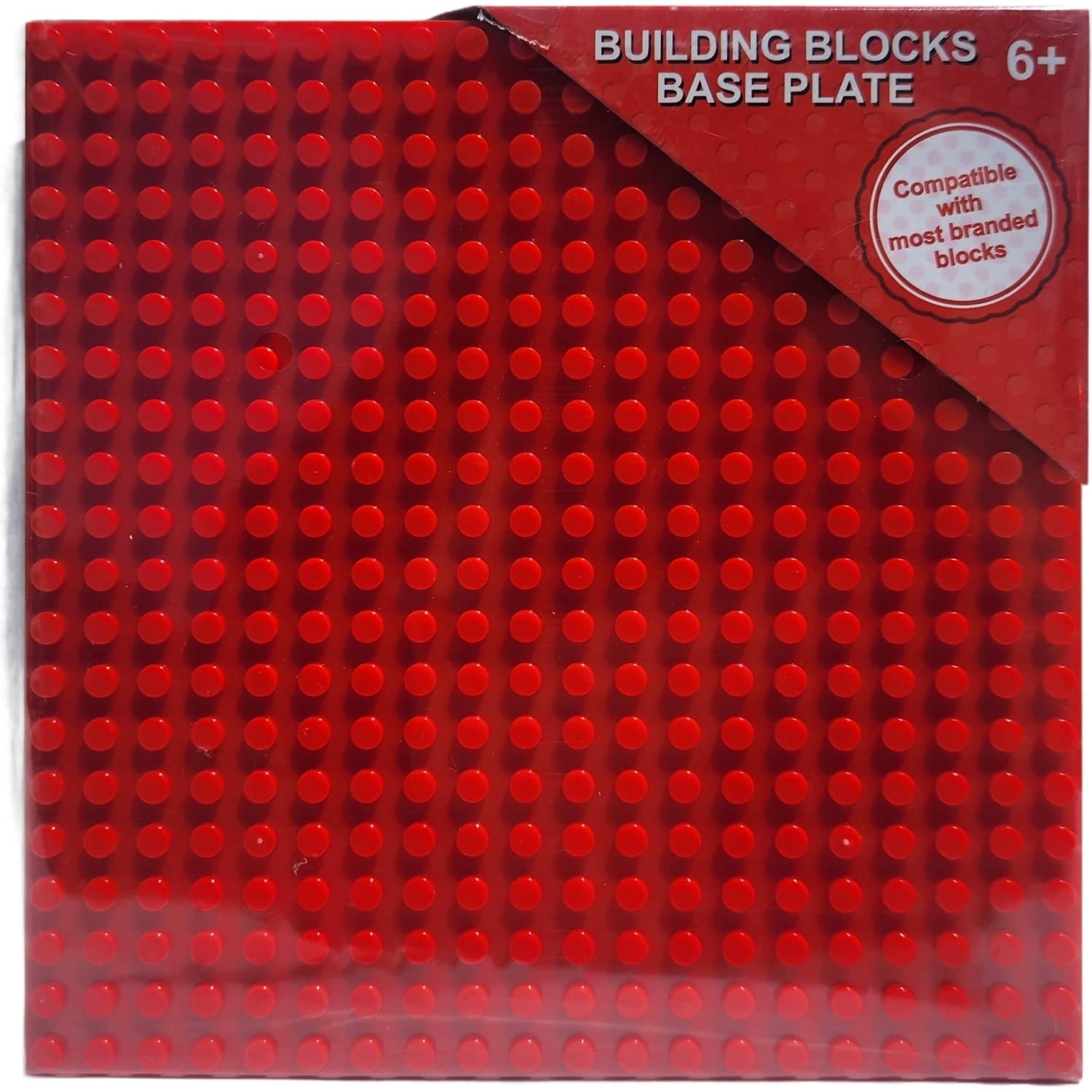 Baseplate - XXSmall 20×20 Stud (16x16cm) Red Generic Base Plate