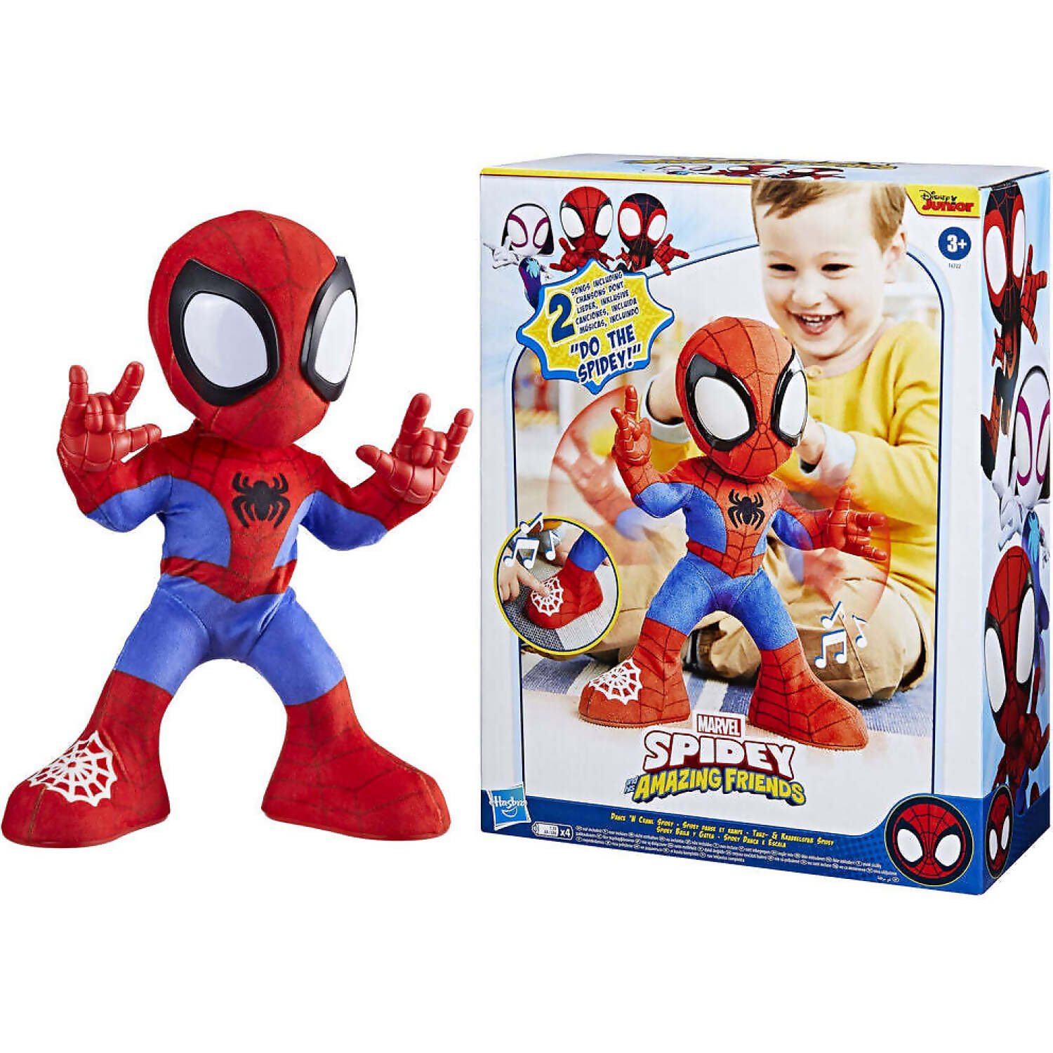 Marvel - Spidey And His Amazing Friends Dance N Crawl Spidey - Mattel