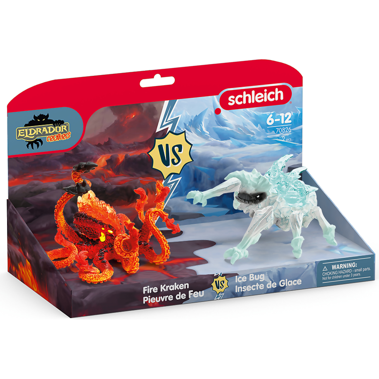 Schleich - Ice Bug Vs. Fire Kraken