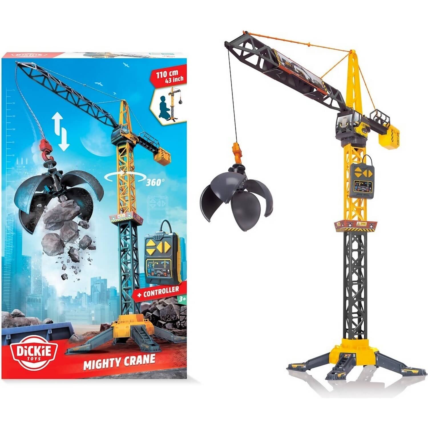 Dickie Toys - Mighty Crane 110cm Remote Control