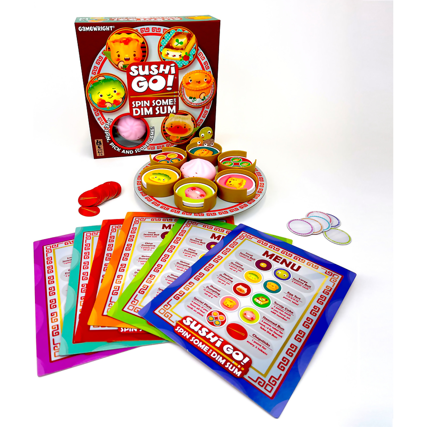 Gamewright - Sushi Go Spin Some For Dim Sum Board Game