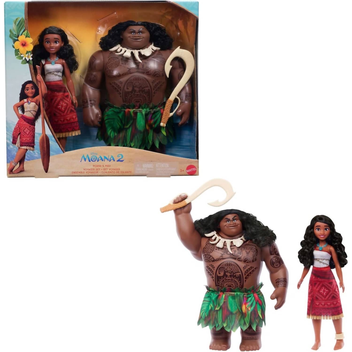 Disney Moana 2 - Moana & Maui Voyager Set