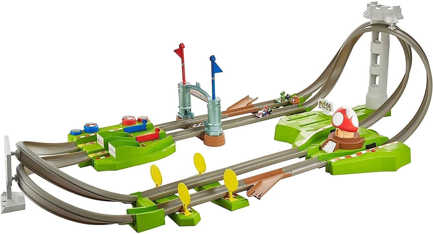 Mario kart race track set new arrivals