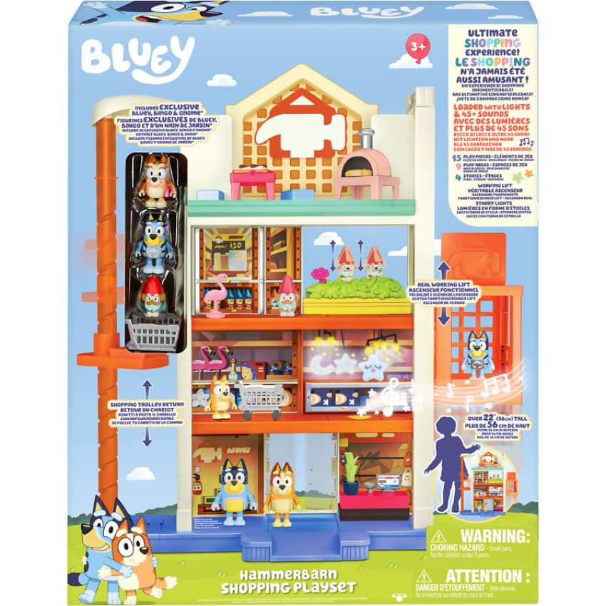 Bluey - Series 9 Hammerbarn Shopping Centre Playset