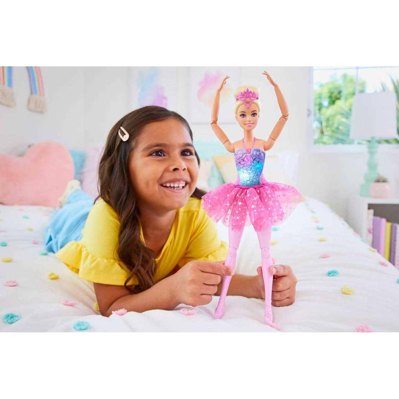 Light up barbie doll sales