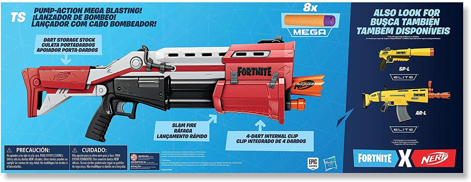Lanzador nerf sales mega fortnite ts