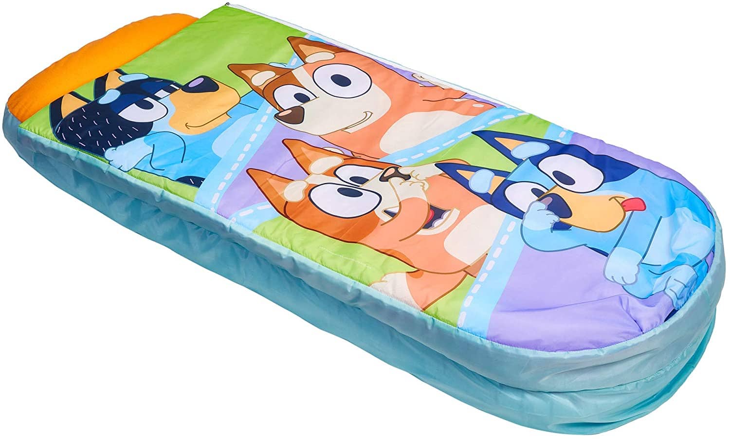 Bluey Airbed And Sleeping Bag Family Junior Ready Bed